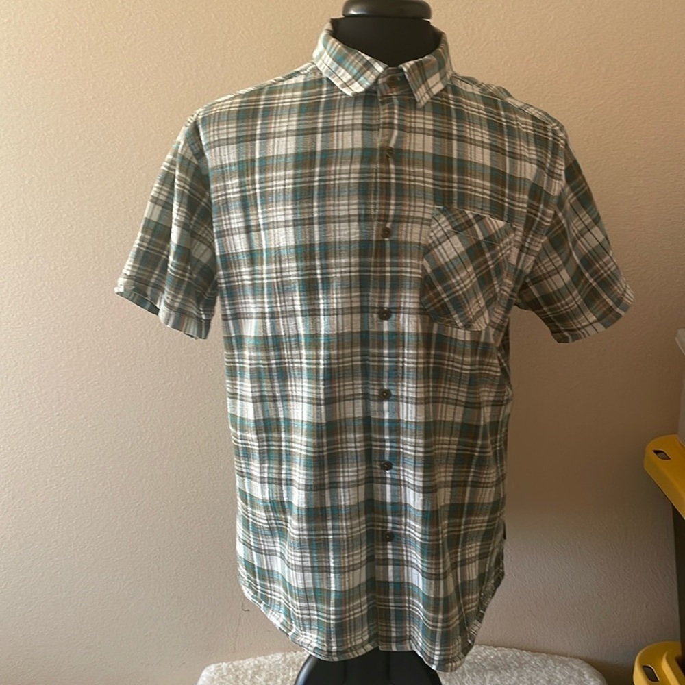 Kuhl Organic Cotton Button Down Shirt Size XL